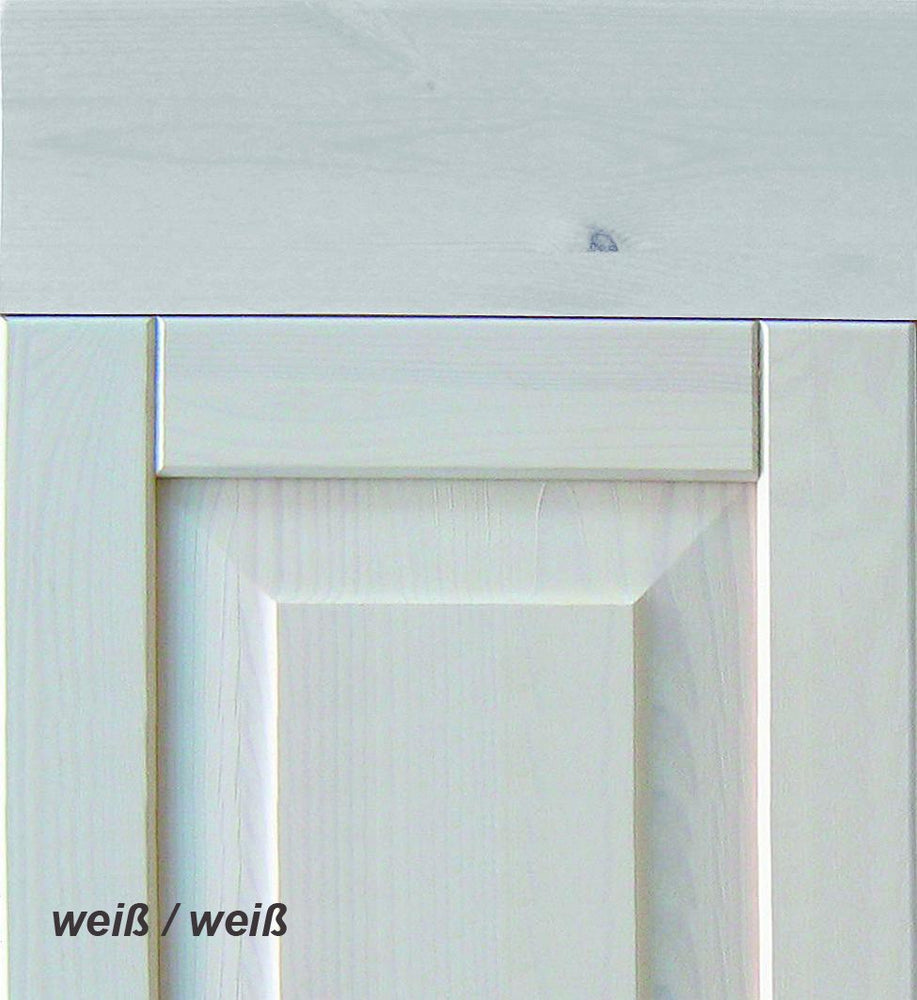 
                  
                    Wohnwand Kiefer massiv weiß Landhausstil Boston
                  
                