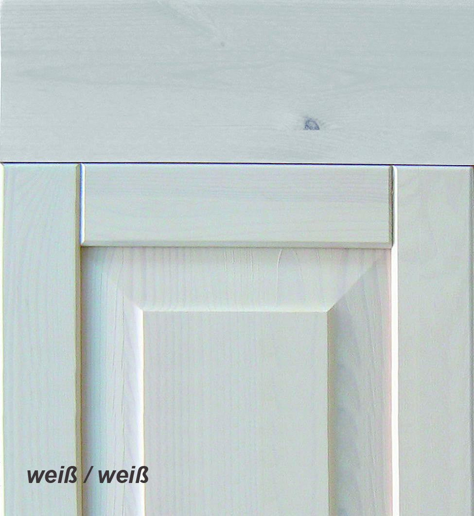 
                  
                    Wohnwand Kiefer massiv weiß Landhausstil Boston
                  
                