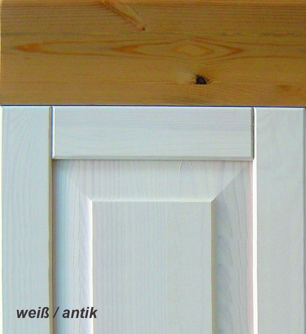 
                  
                    Wohnwand Kiefer massiv weiß Landhausstil Boston
                  
                