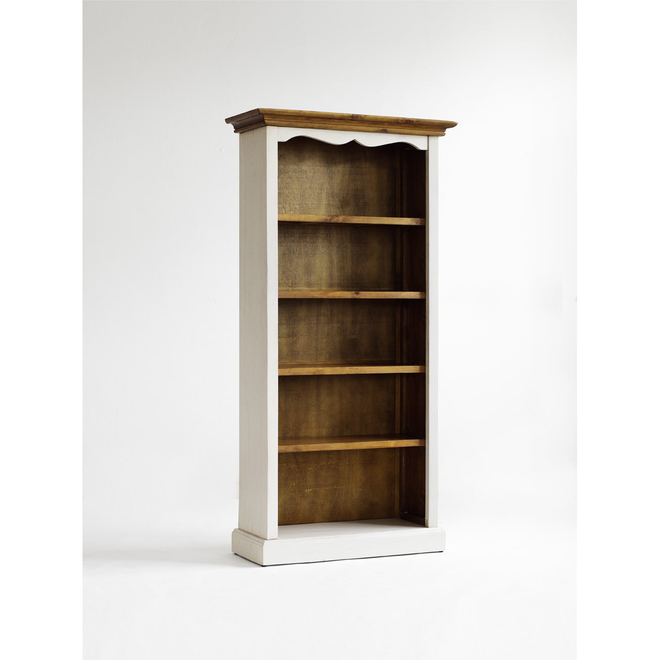 
                  
                    Regal Kiefer massiv Weiß/Honig Landhausstil Bodde
                  
                