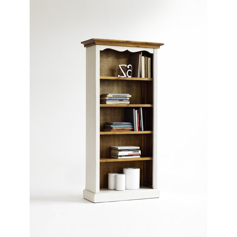 
                  
                    Regal Kiefer massiv Weiß/Honig Landhausstil Bodde
                  
                