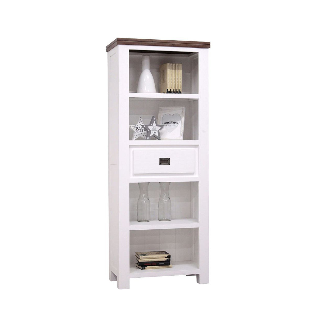 
                  
                    Regalschrank Akazie massiv Weiß/Cappuccino Lyron
                  
                