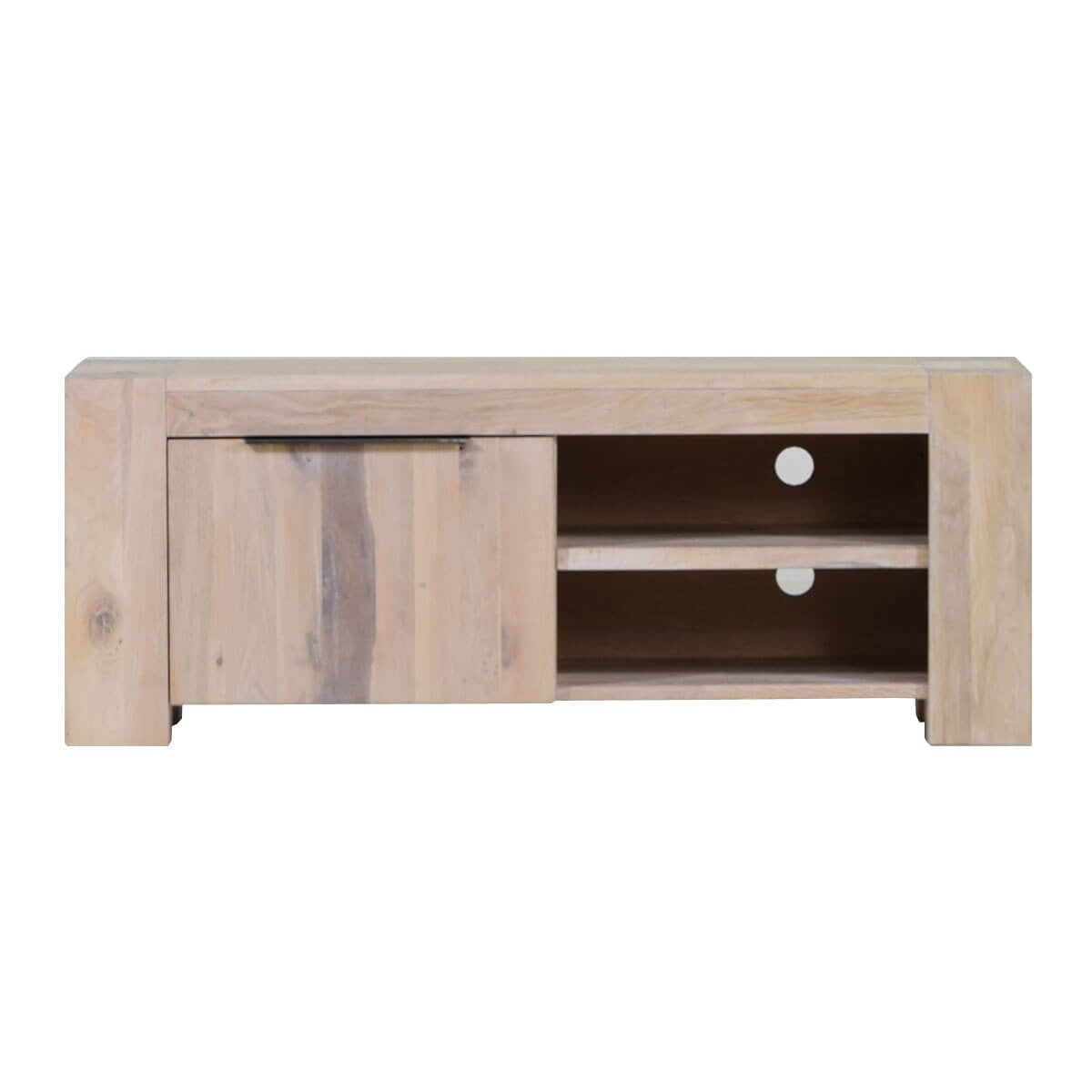 
                  
                    TV Lowboard Eiche massiv Whitewash Granby
                  
                