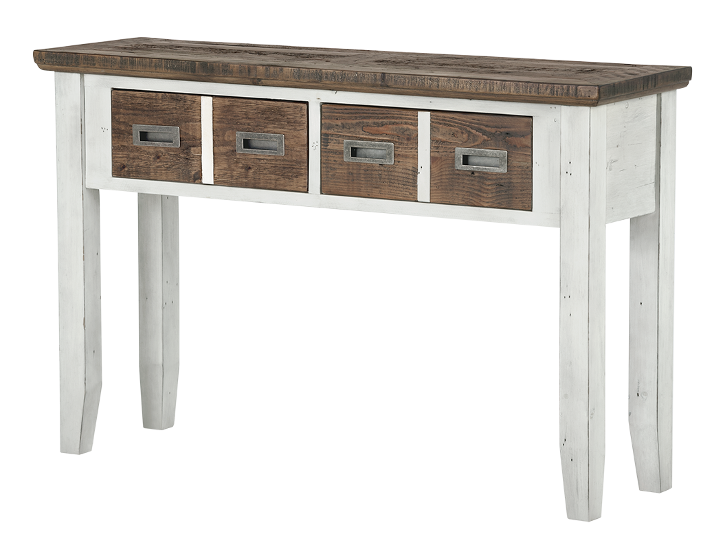 
                  
                    Anrichte Kiefer massiv weiß/braun Antiklook Dover
                  
                