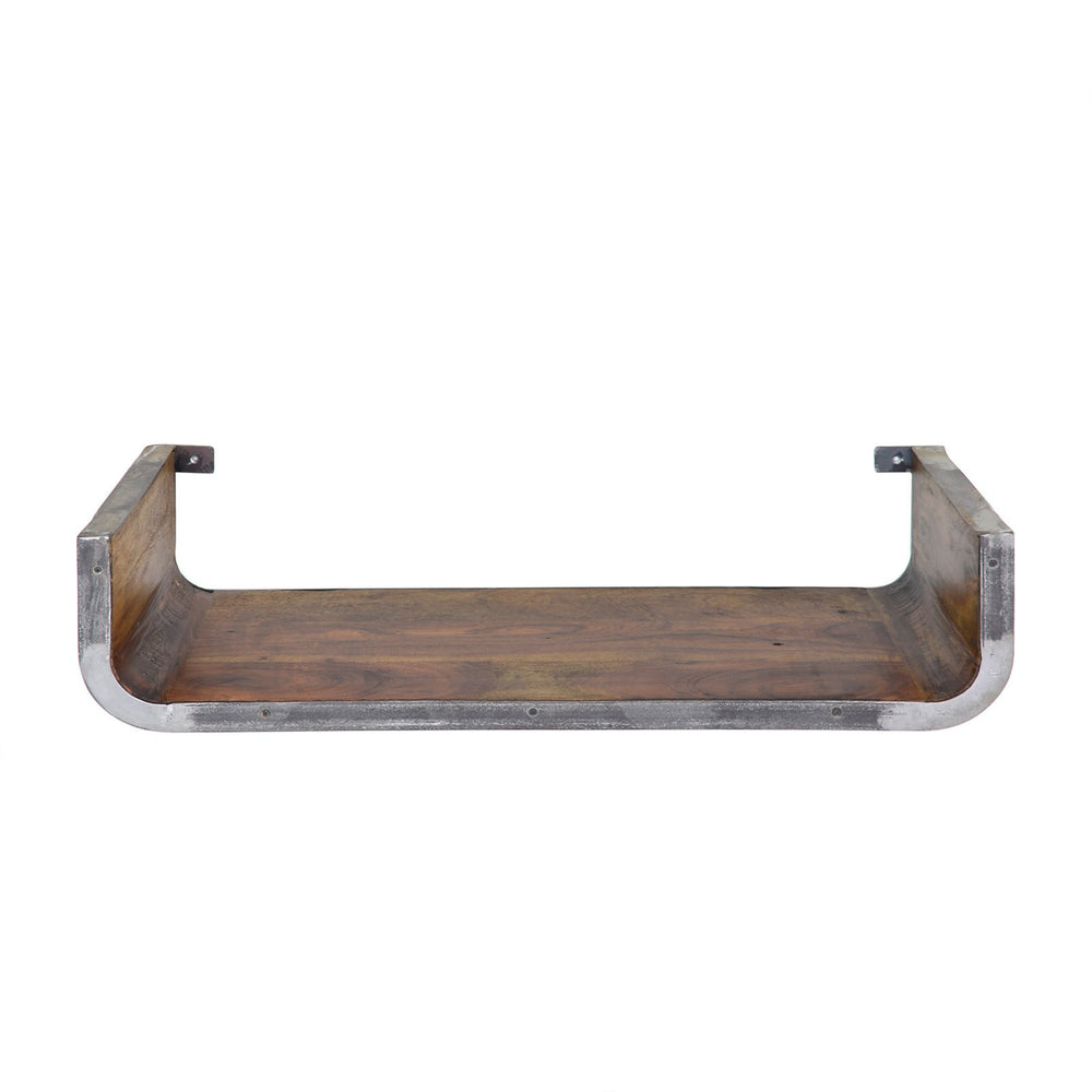 Wandboard Mango massiv / Metall Loftdesign Antiklook Saigon