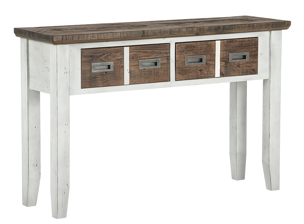 
                  
                    Anrichte Kiefer massiv weiß/braun Antiklook Dover
                  
                