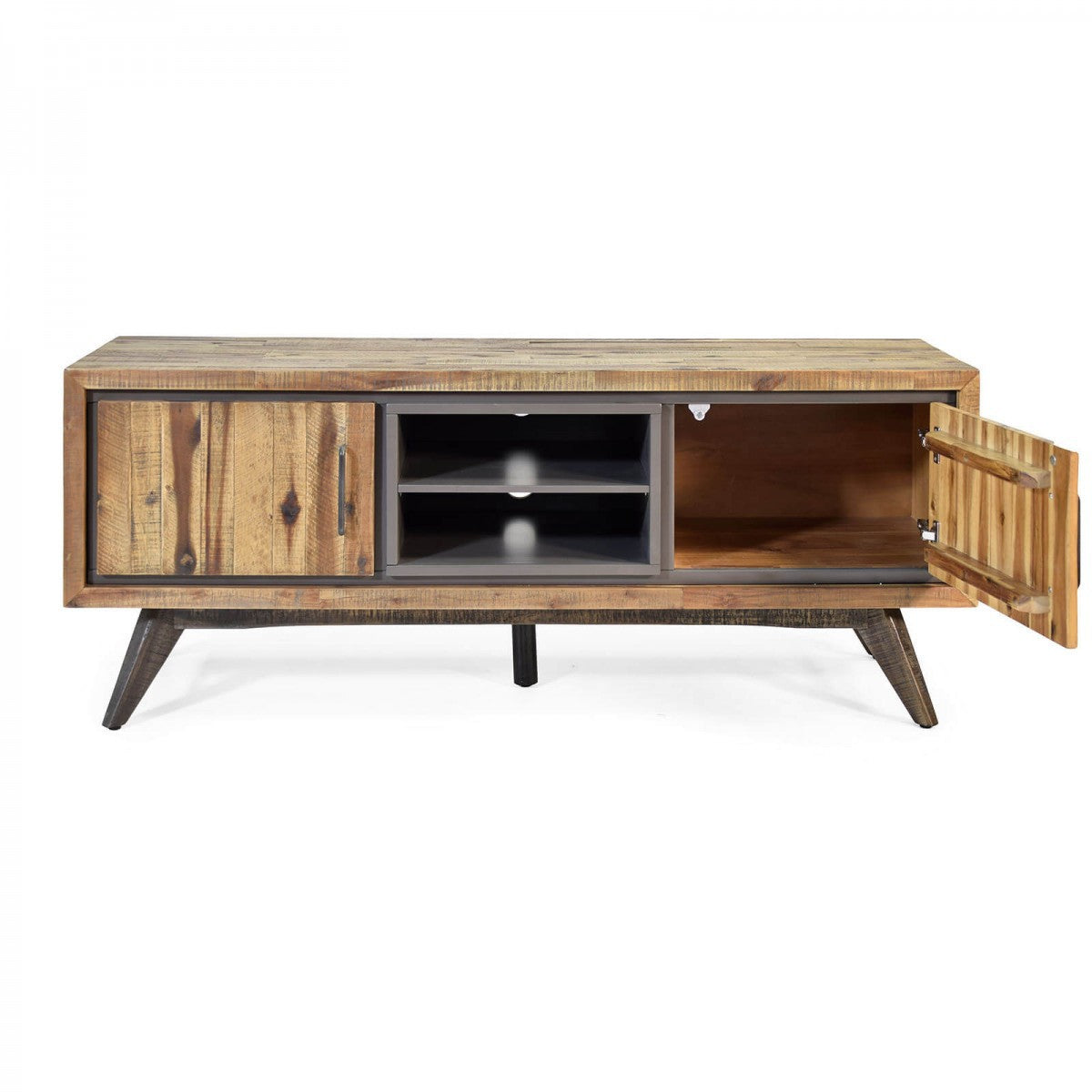 
                  
                    TV-Schrank Akazie massiv / Metall Vintage-Look Tati
                  
                