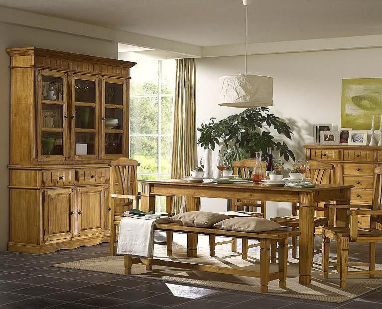 Sitzbank Pinie massiv Landhaus Baltic 01010203