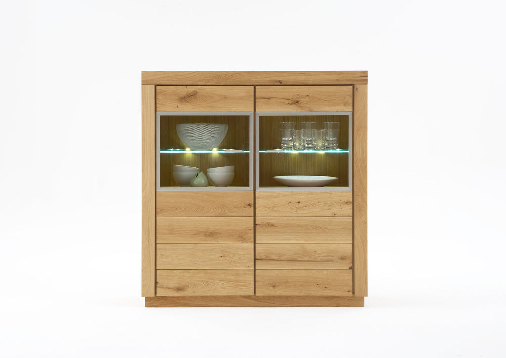 Highboard Eiche massiv geölt Signum