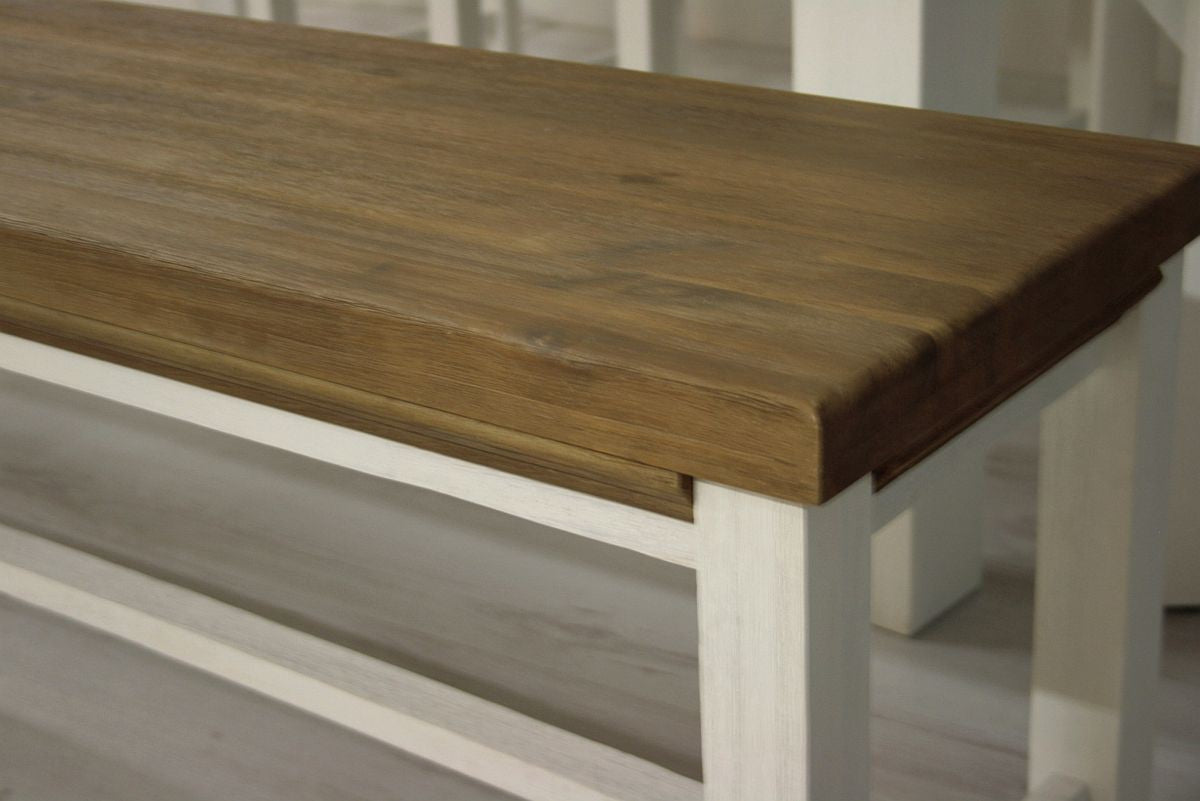 
                  
                    Sitzbank Akazie massiv 195 cm weiß / cappuccino Fleur
                  
                