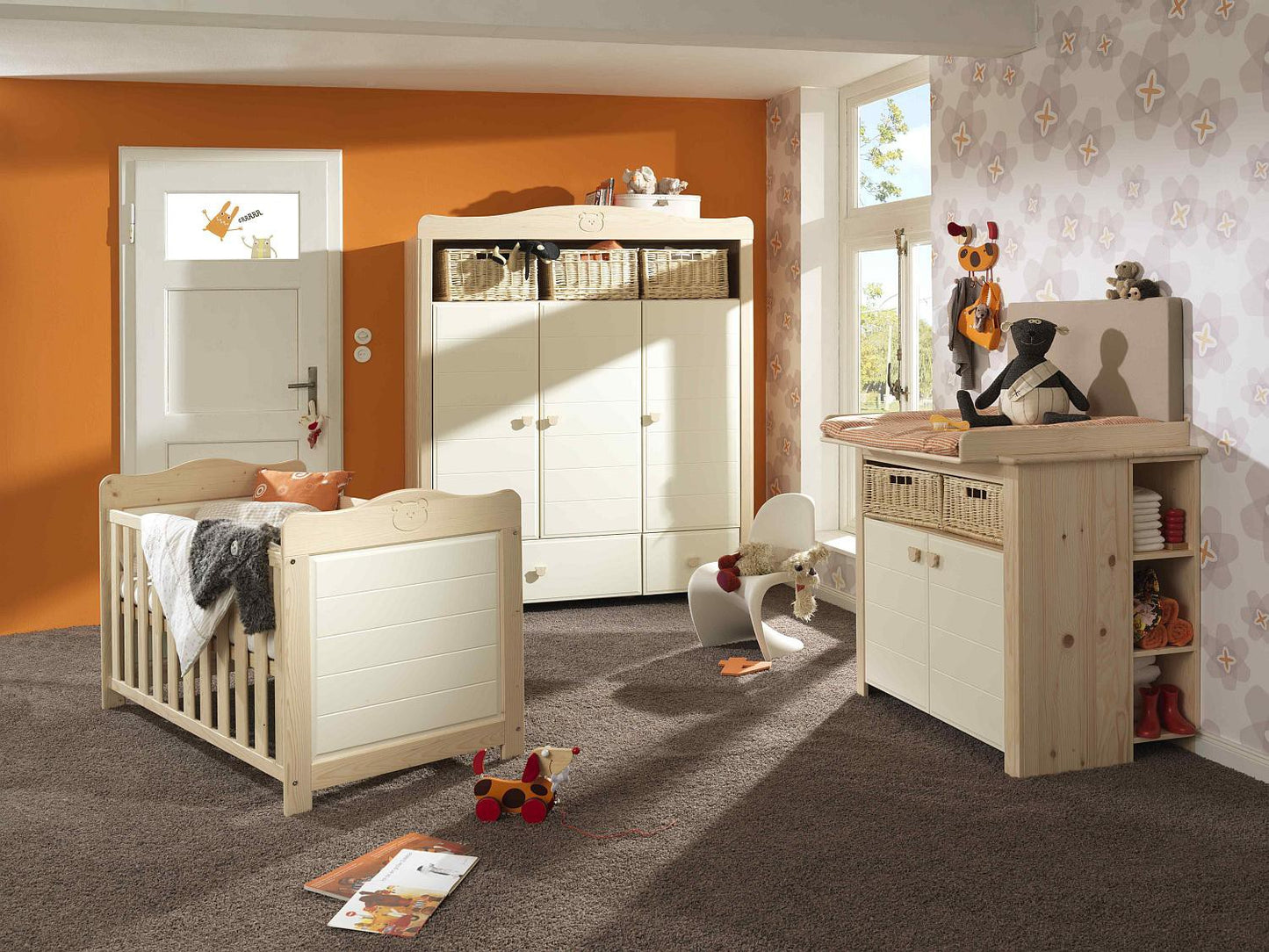 
                  
                    Wickelkommode Fichte massiv MDF cremweiß Lillith
                  
                