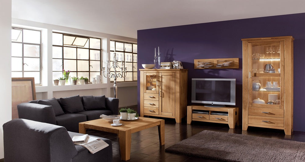 
                  
                    Vitrine Wildeiche massiv Anschlag links Loft
                  
                