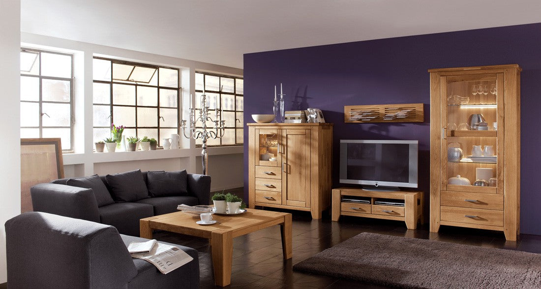 
                  
                    Vitrine Wildeiche massiv Anschlag links Loft
                  
                