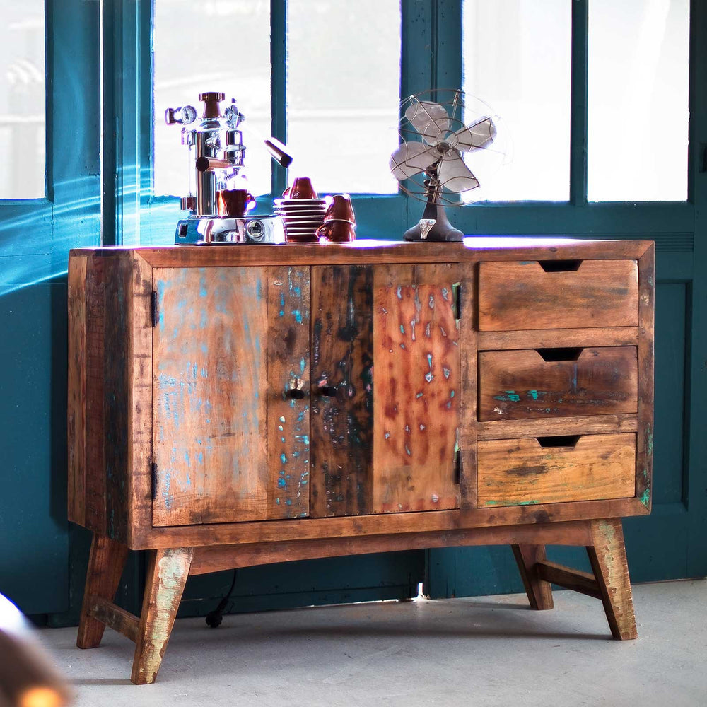 
                  
                    Sideboard Recycel Massivholz Used-Look Shabby Chic Malmö
                  
                