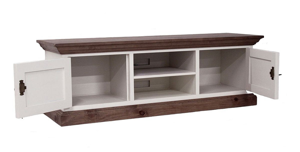 
                  
                    Wohnwand Pinie massiv Antikfinish/Weiß Finca
                  
                