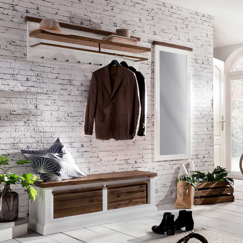 
                  
                    Hutablage für Garderobe Akazie massiv Loft
                  
                