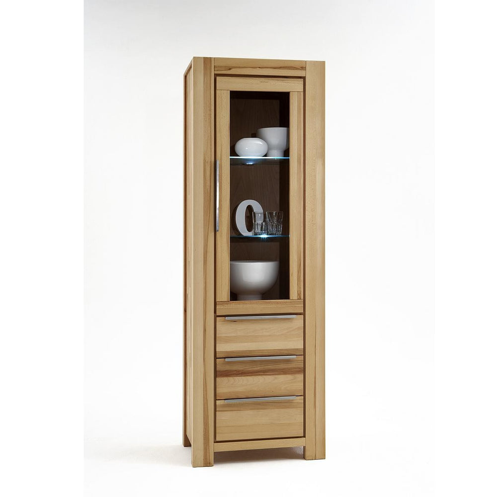 Vitrine Kernbuche massiv geölt Nane 9814-6661-R