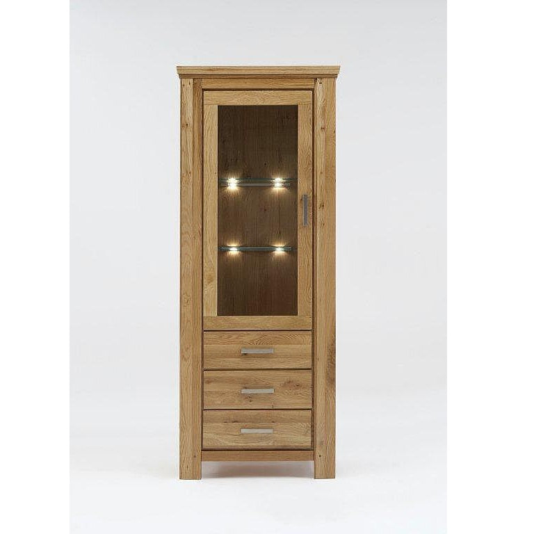 Vitrine Wildeiche teilmassiv geölt Siena 9813-A-05109-C