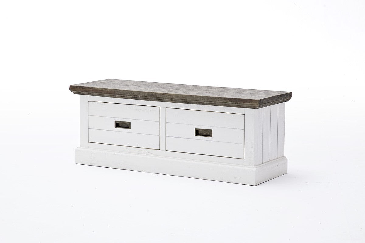 
                  
                    Garderobe Akazie teilmassiv weiß/braun Gomera 9811-GOM07K04
                  
                