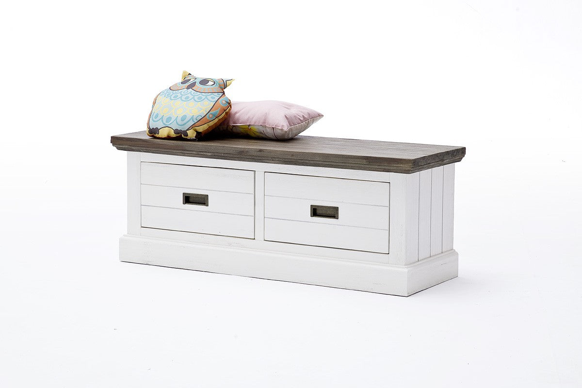 
                  
                    Garderobe Akazie teilmassiv weiß/braun Gomera 9811-GOM07K03
                  
                