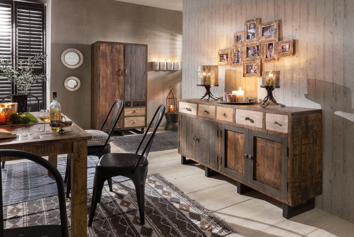 
                  
                    Sideboard Altholz massiv recycelt multifarbig Ceylon
                  
                