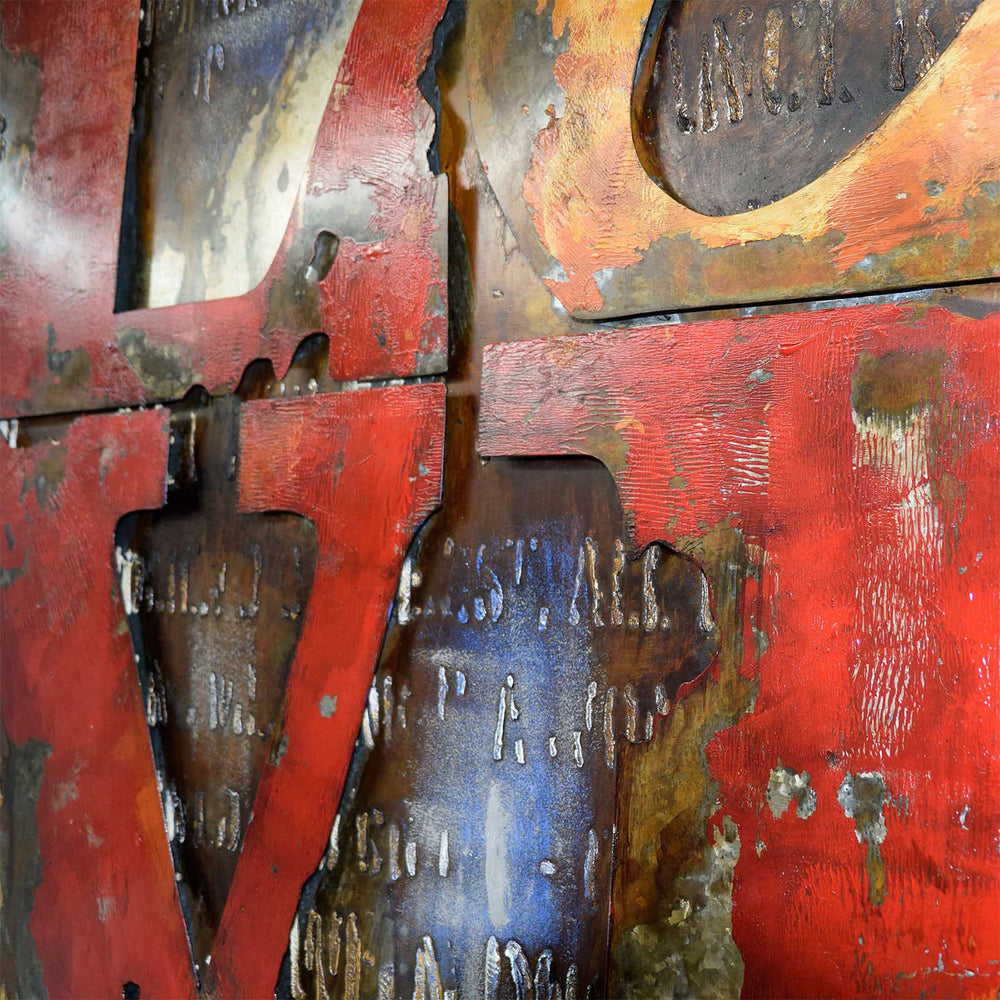 
                  
                    Metallbild Love 100 x 100 cm 3D Vintage / Industrialstyle
                  
                
