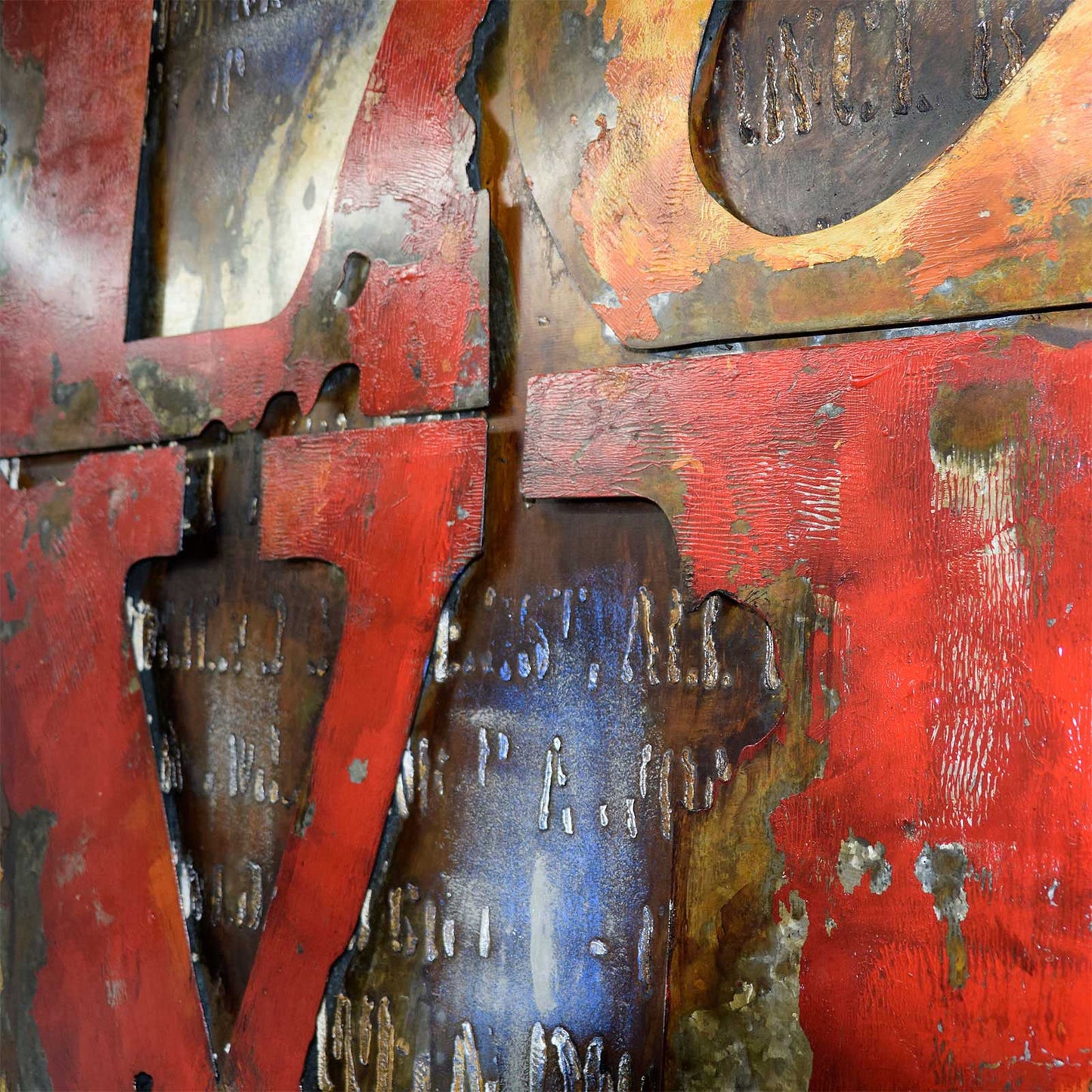 
                  
                    Metallbild Love 100 x 100 cm 3D Vintage / Industrialstyle
                  
                