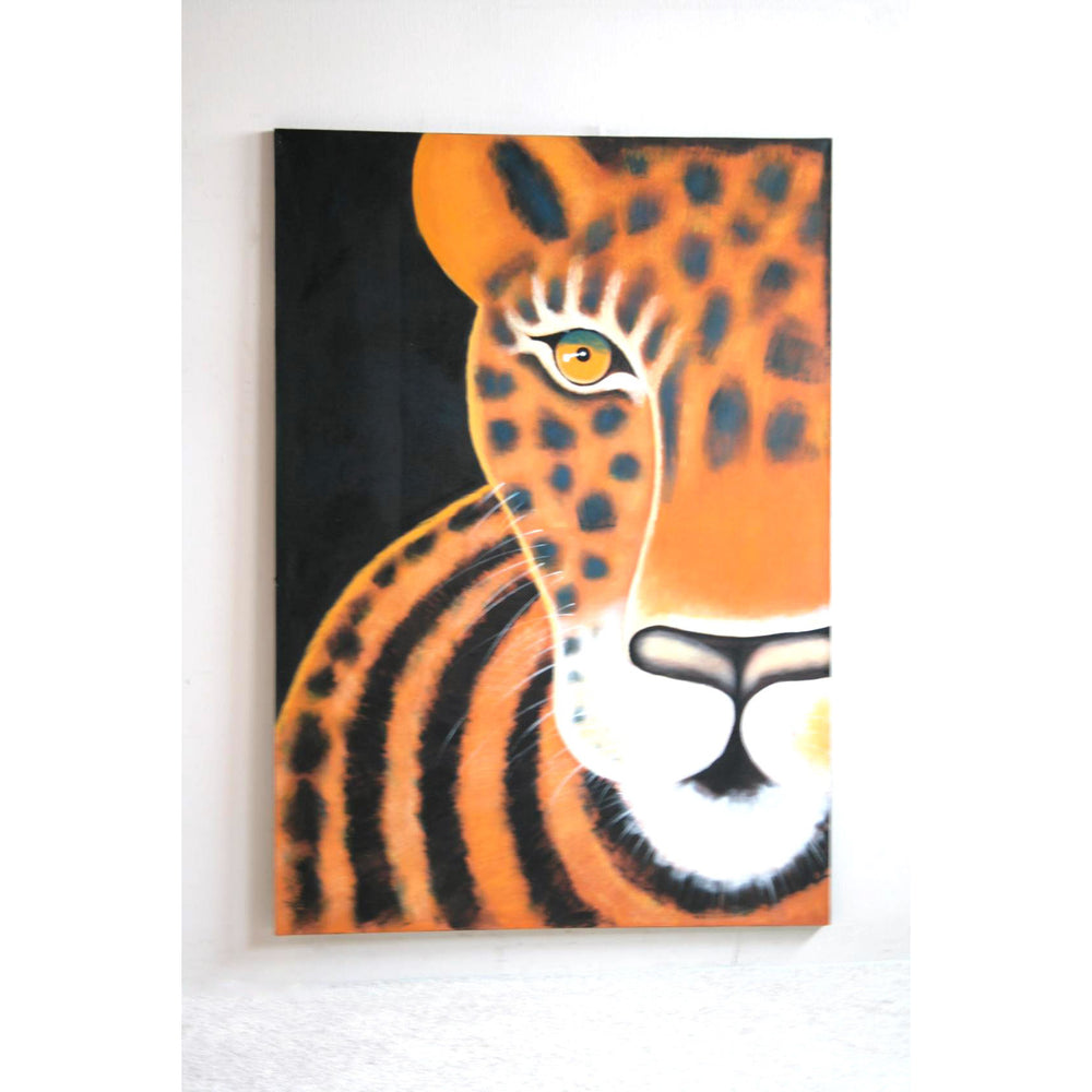 Bild auf Leinwand 140 x 200 Motiv Tiger - 04-140x200