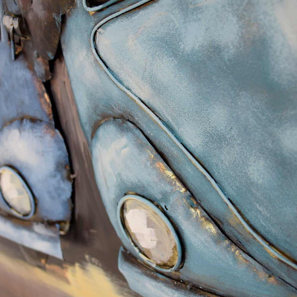 
                  
                    Metallbild VW Käfer 120 x 80 cm 3D-Optik Vintage / Industrialstyle
                  
                