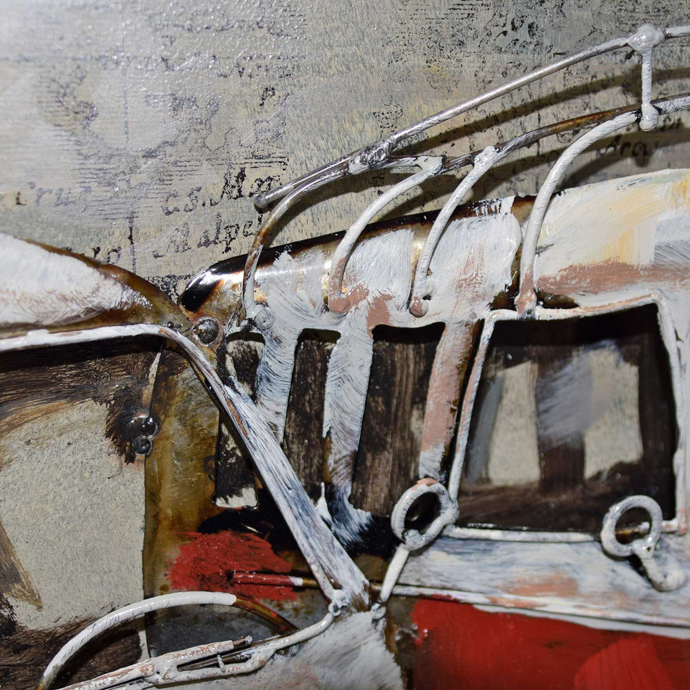 
                  
                    Metallbild VW Bulli 120 x 80 cm 3D Vintagelook / Industrialstyle
                  
                