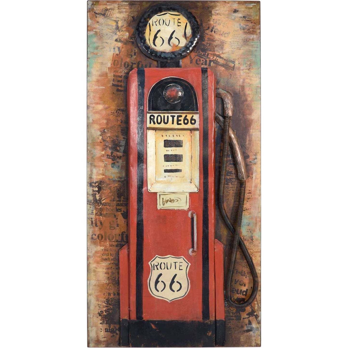 
                  
                    Metallbild Zapfsäule 60 x 120 cm 3D Vintagelook / Industrialstyle
                  
                