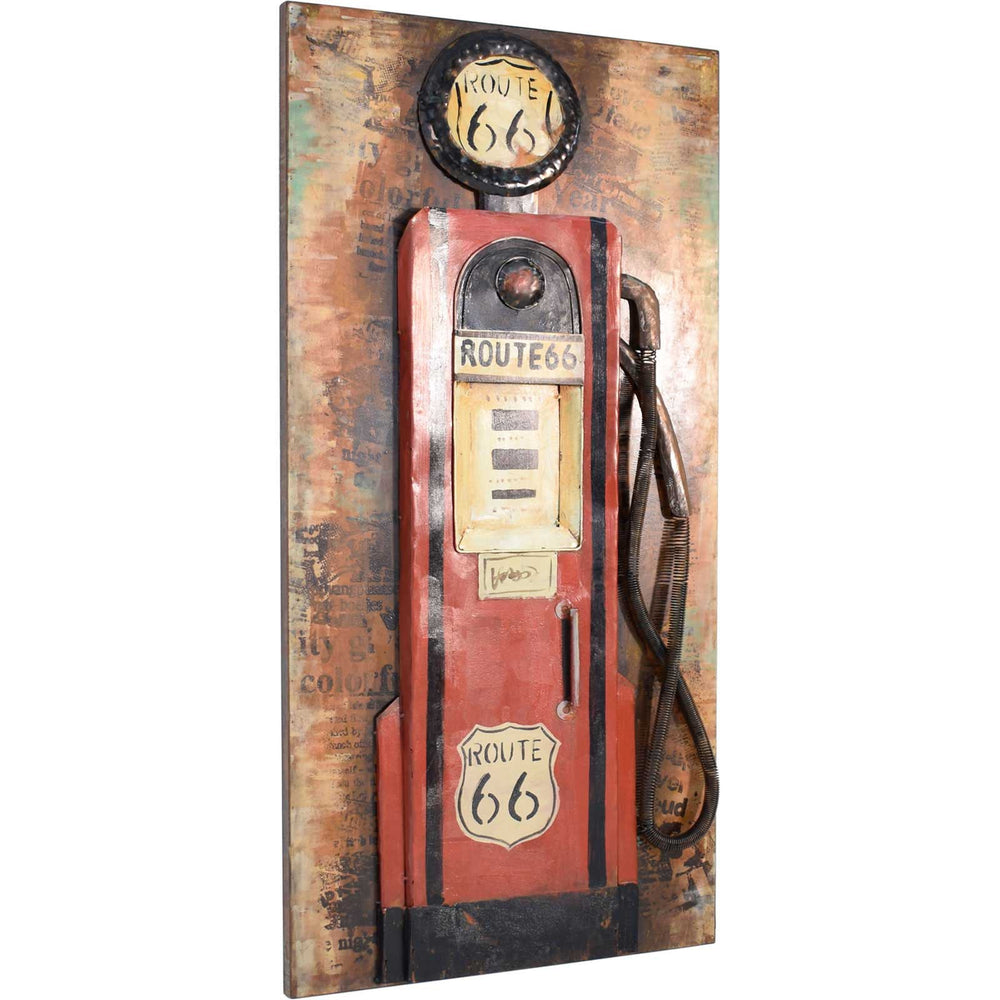 
                  
                    Metallbild Zapfsäule 60 x 120 cm 3D Vintagelook / Industrialstyle
                  
                
