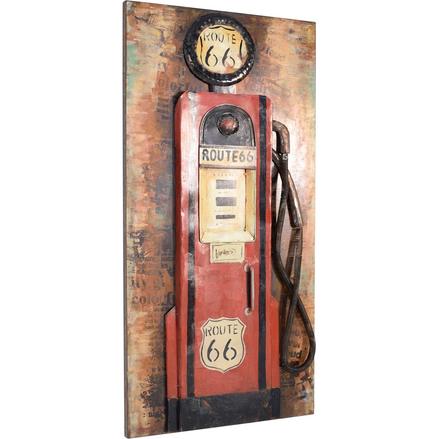 
                  
                    Metallbild Zapfsäule 60 x 120 cm 3D Vintagelook / Industrialstyle
                  
                
