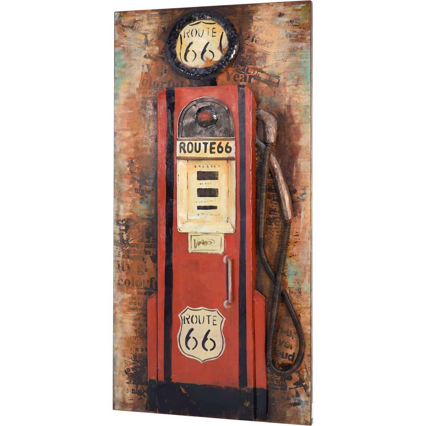 
                  
                    Metallbild Zapfsäule 60 x 120 cm 3D Vintagelook / Industrialstyle
                  
                