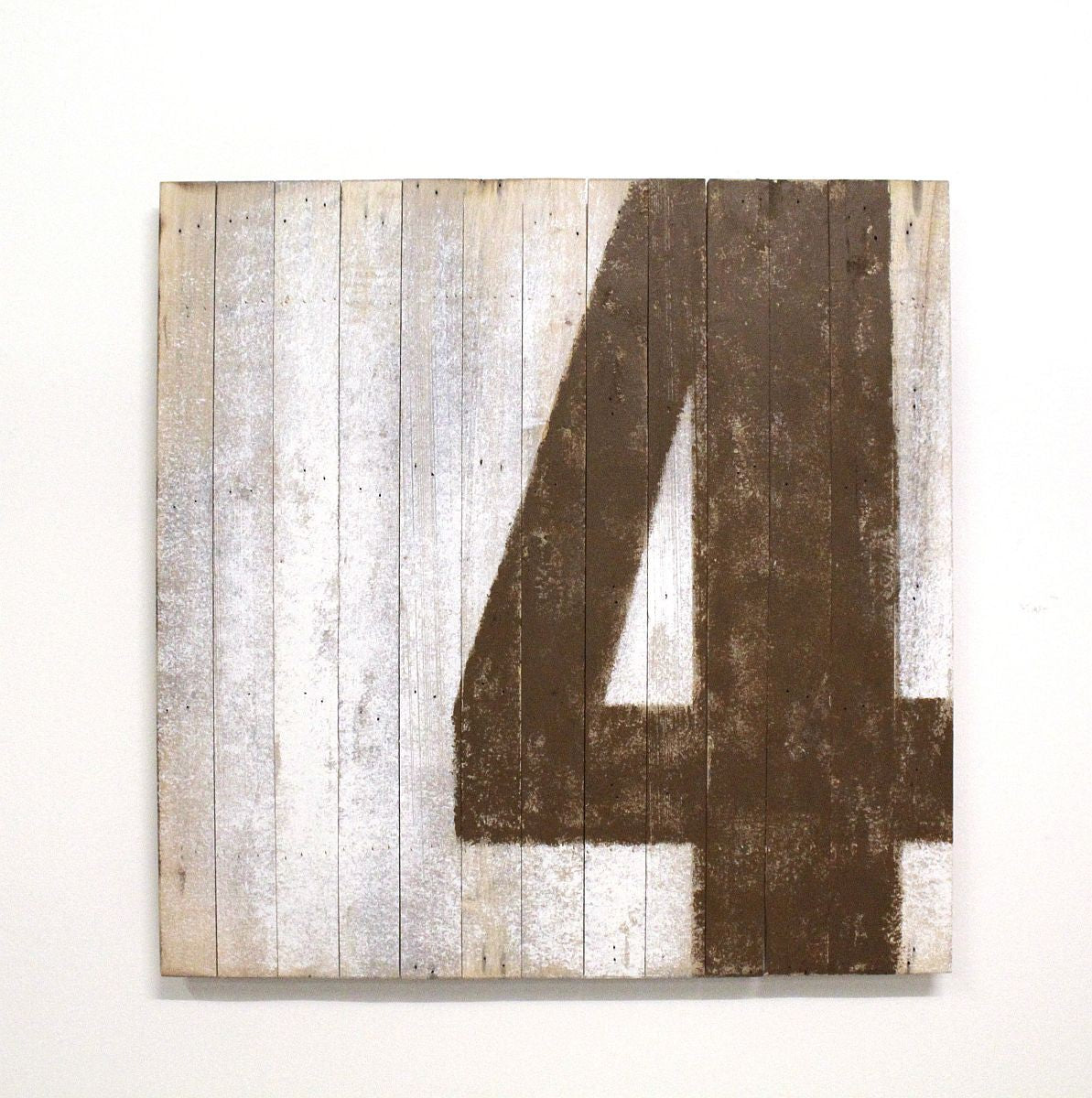 
                  
                    Holzbild 40 x 40 cm Shabby Chic Zahl 4
                  
                