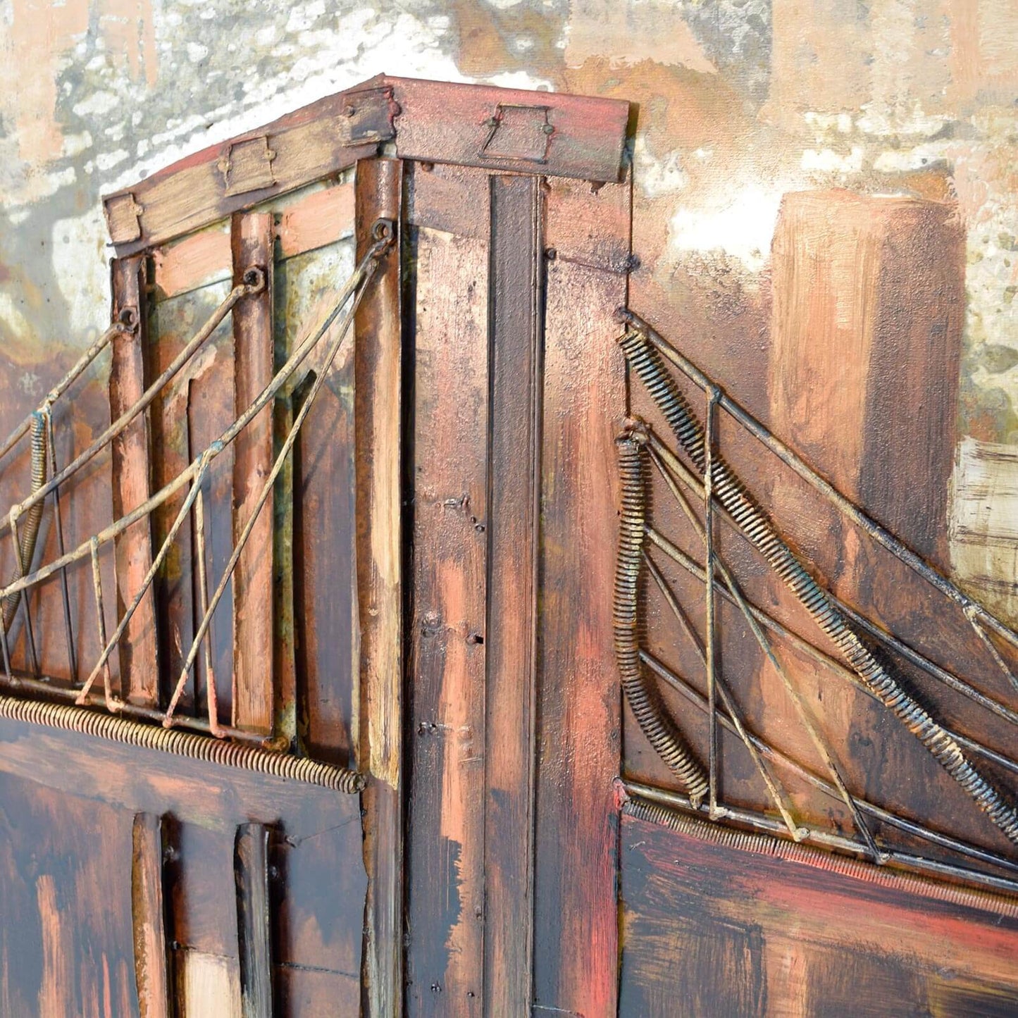 
                  
                    Metallbild Brooklyn Bridge 120 x 80 cm 3D Vintagelook / Industrialstyle
                  
                