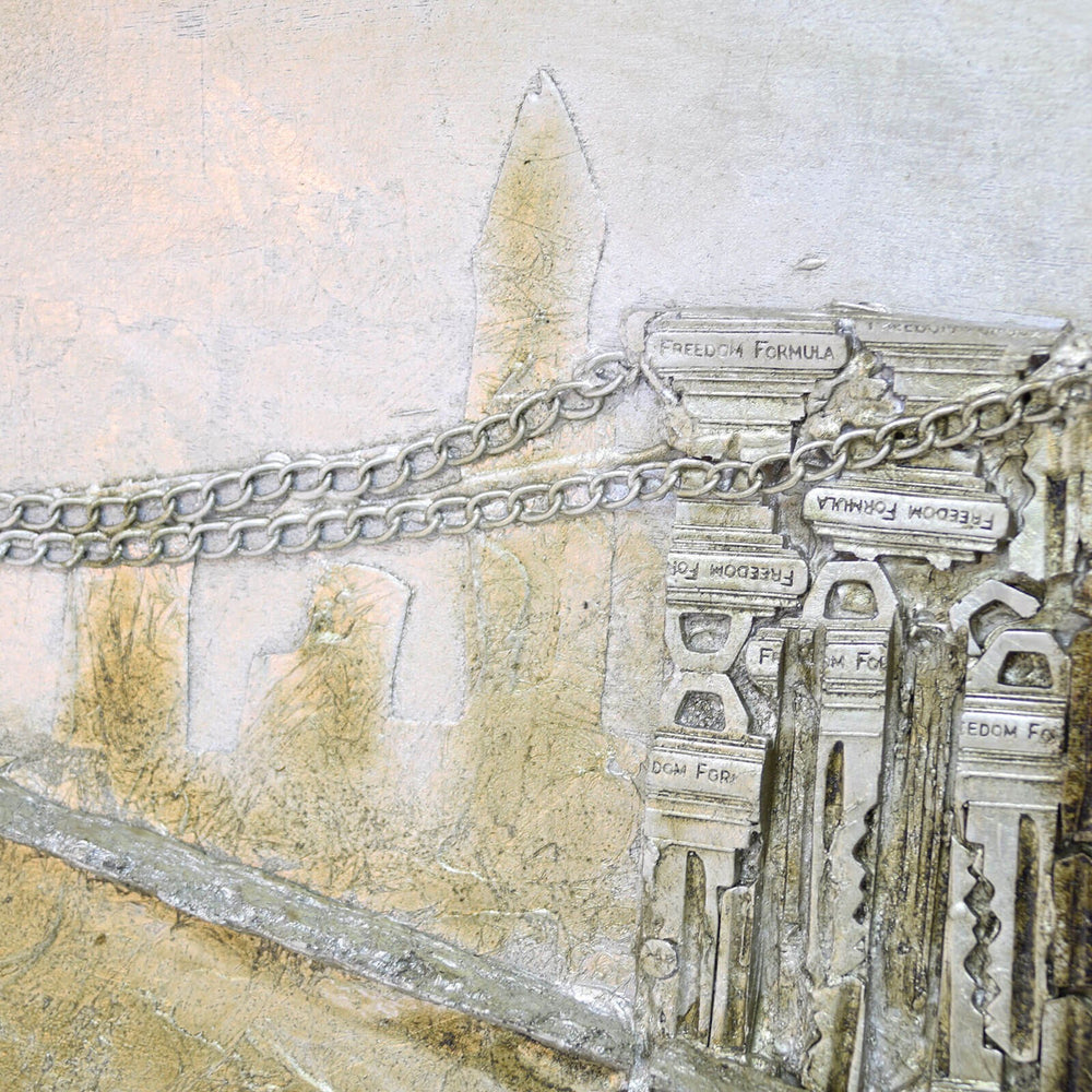 
                  
                    Metallbild Brooklyn Bridge 160 x 55 cm 3D Vintagelook / Industrialstyle
                  
                