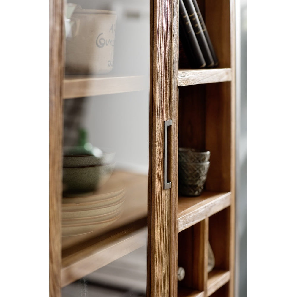 
                  
                    Vitrine Teakholz massiv / Metall Industrial-Style Sumatra
                  
                