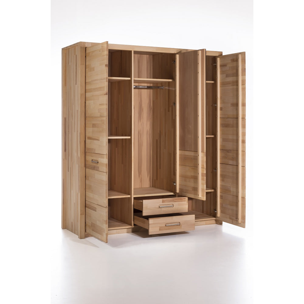 
                  
                    Kleiderschrank Kernbuche massiv geölt Svenja
                  
                