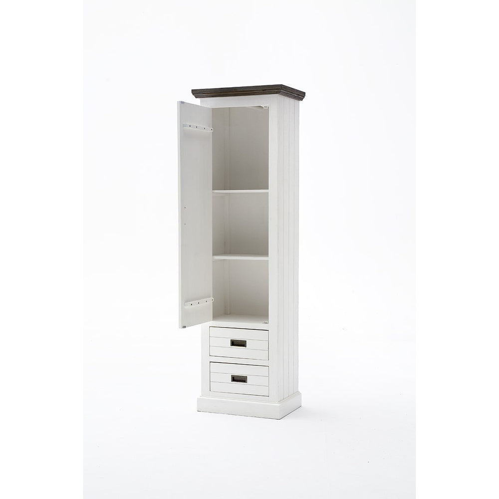 
                  
                    Garderobenschrank Akazie teilmassiv weiß/braun Gomera 9811-GOM07T83
                  
                
