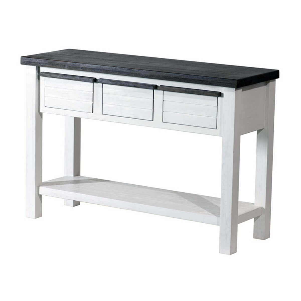 
                  
                    Anrichte Garderobe Akazie massiv Loft 3 Schubkästen
                  
                