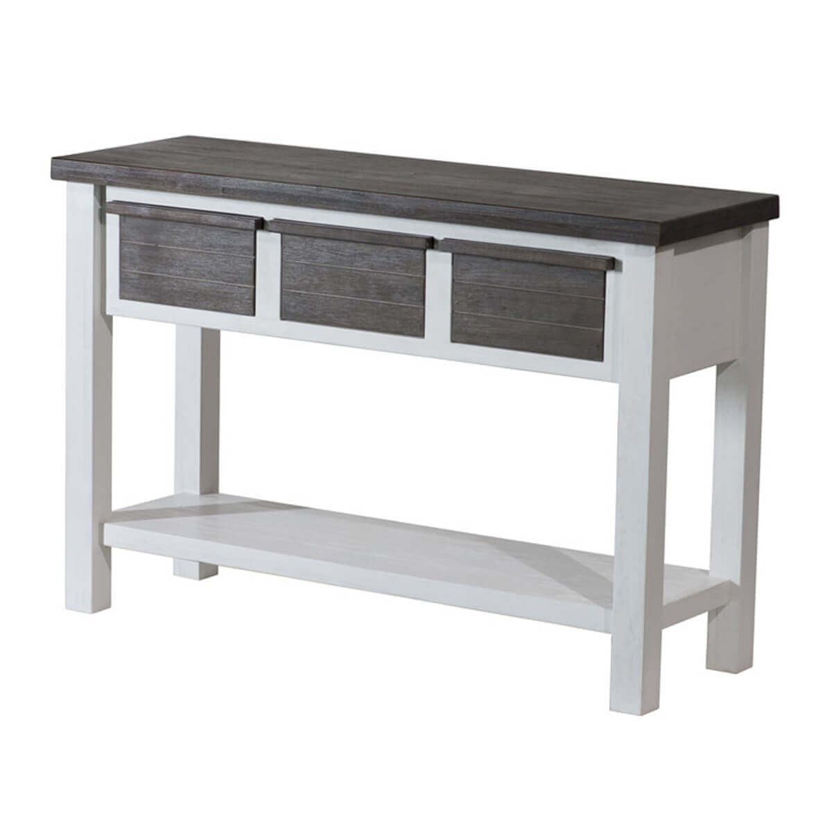 
                  
                    Anrichte Garderobe Akazie massiv Loft 3 Schubkästen
                  
                
