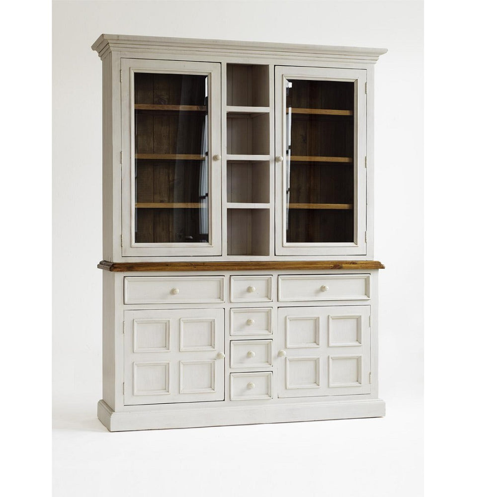 Buffet Kiefer massiv Weiß/Honig Landhausstil Bodde