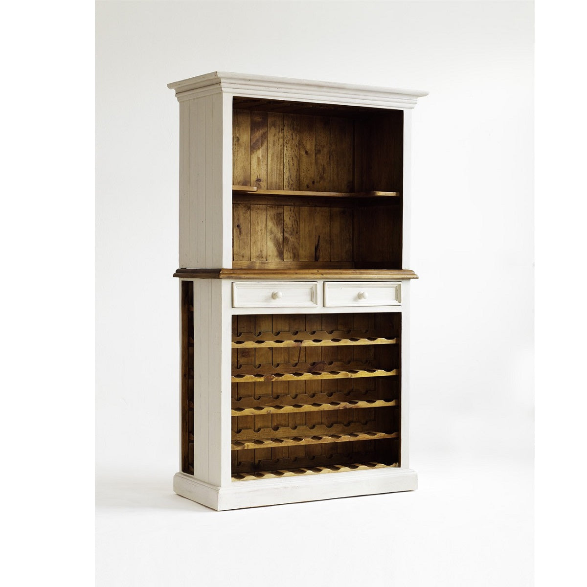 
                  
                    Buffet Kiefer massiv Weiß/Honig Landhausstil Bodde
                  
                