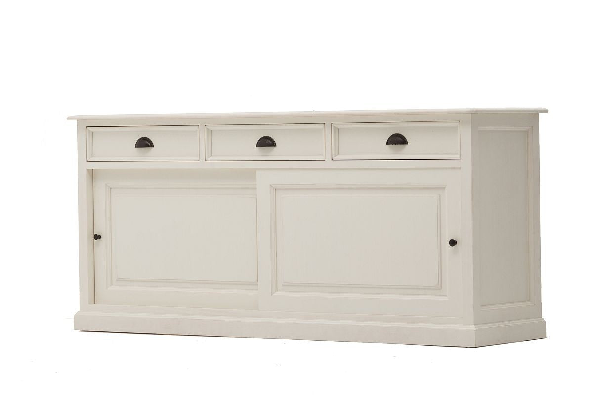 
                  
                    Sideboard Pinie Front massiv weiß/natur lackiert Landhausstil New Port
                  
                