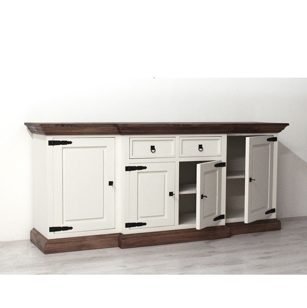 
                  
                    Sideboard Pinie massiv Antikfinish/Weiß Finca
                  
                