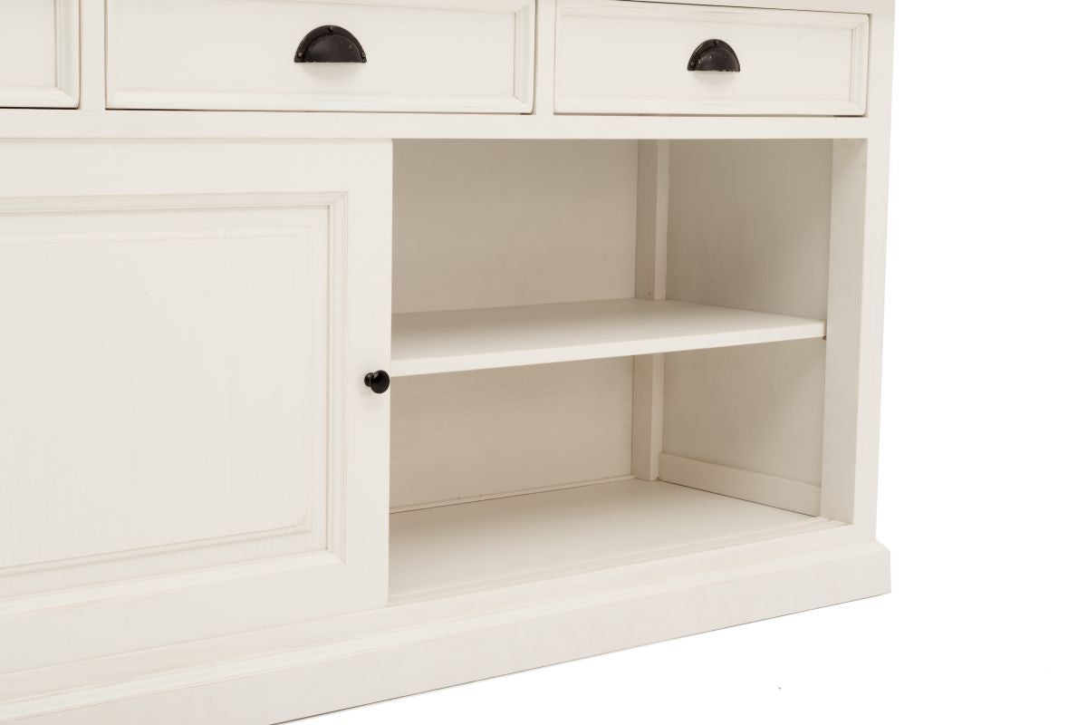 
                  
                    Sideboard Pinie Front massiv weiß/natur lackiert Landhausstil New Port
                  
                