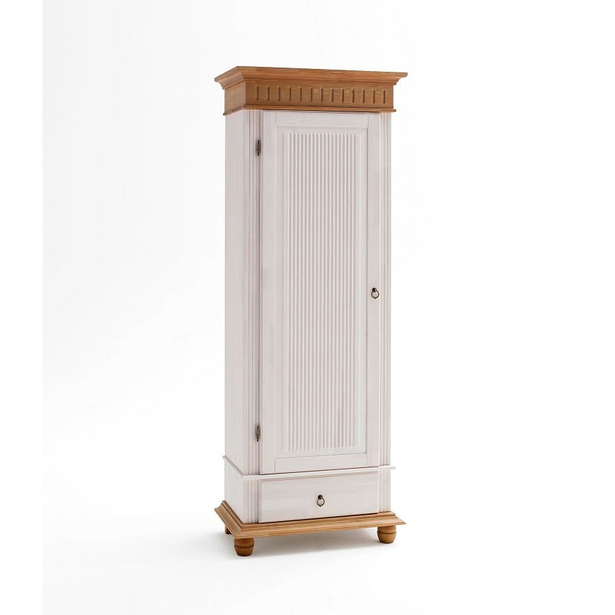 
                  
                    Garderoben-Set Kiefer massiv weiß-antik Landhausstil Helsinki
                  
                