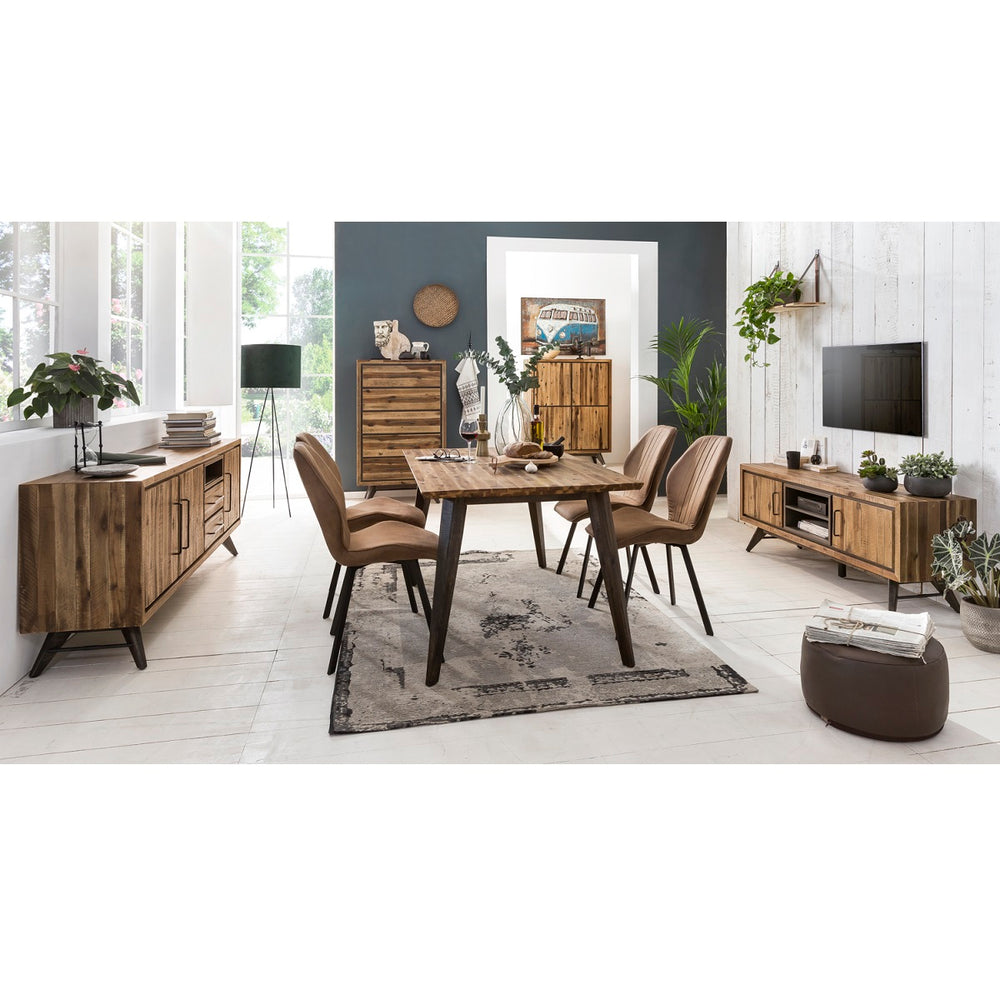 
                  
                    Big Sideboard Akazie massiv / Metall Vintage-Look Tati
                  
                