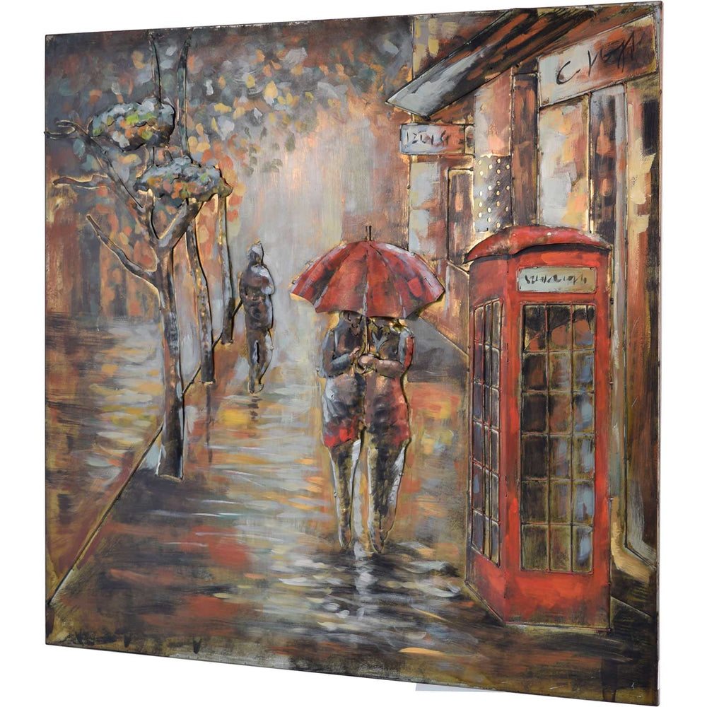 
                  
                    Metallbild Telefonzelle 100 x 100 cm 3D Vintagelook / Industrialstyle
                  
                